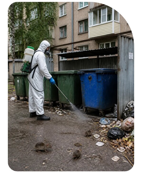 Дератизация контейнерной площадки в Ижевске по цене от 3116 р. | Сенат-Жвс
